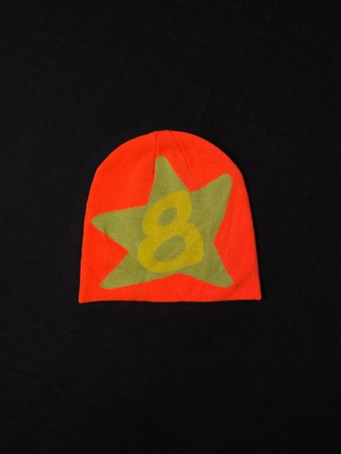 Other Designers Japanese Brand - Deadstock 8 Star Graphic No Cuff Knit Beanie Hats OS