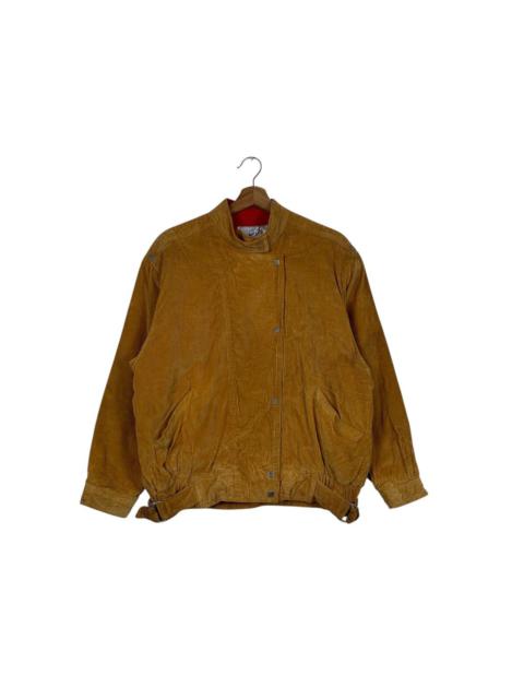 Other Designers Japanese Brand - MARULINNE Asymmetrical Yellow Corduroy Jacket #1832-C79