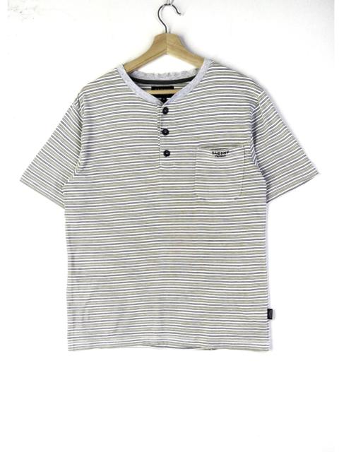 Other Designers Vintage × Yohji Yamamoto - Vintage Sacsny Y'Saccs Stripe Pocket Tshirt