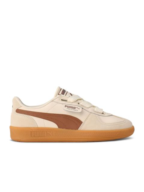 PUMA WMNS PALERMO WIDE LACE SD 'FROSTED IVORY BROWN MUSHROOM'