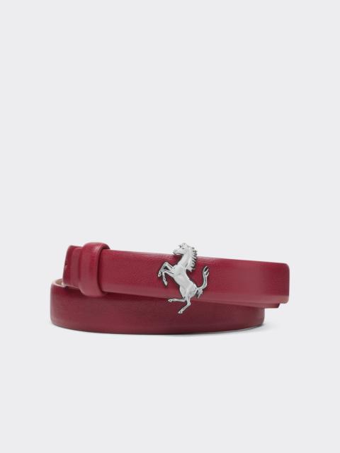 Ferrari Thin nappa leather belt