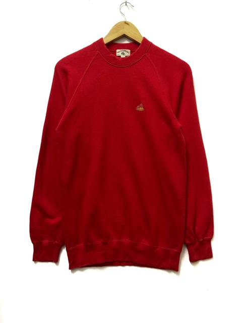 Other Designers Vintage - Vintage Masthead Mini Logo Embroidered Sweatshirt Red
