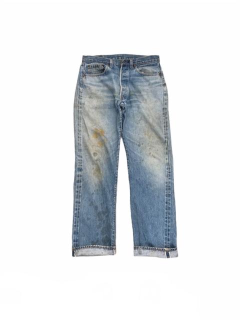 Levi's Vintage 80s Levi's 501 Selvedge Made in USA Distressed Denim