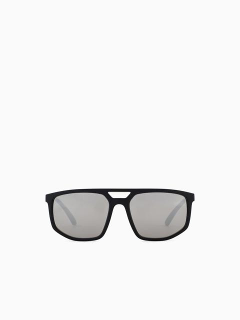 EMPORIO ARMANI MEN’S AVIATOR SUNGLASSES