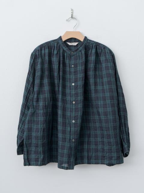 ICHI Antiquités Canvas Black Watch Linen Shirt - Black Watch