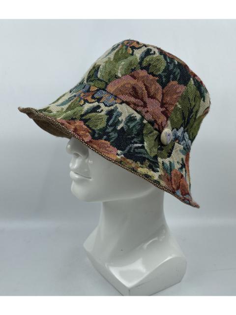 Other Designers custom made colourful floral hat tc4