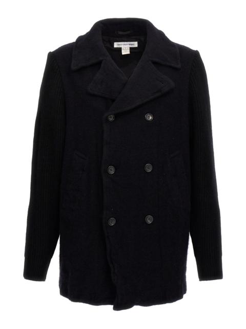 Comme des Garçons SHIRT Double-breasted wool coat