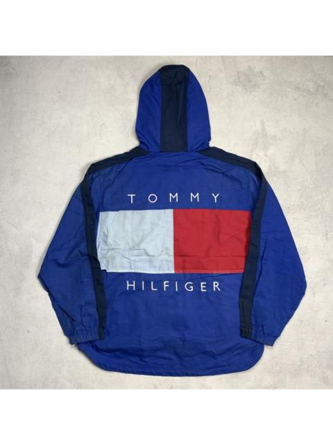 Other Designers Vintage 90s Tommy Hilfiger Big Flag Logo Jacket
