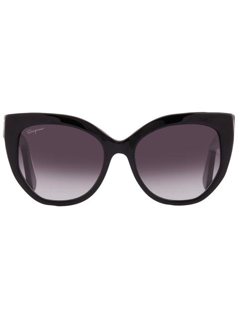 FERRAGAMO Salvatore Ferragamo Grey Gradient Butterfly Ladies Sunglasses SF1061S 001 56