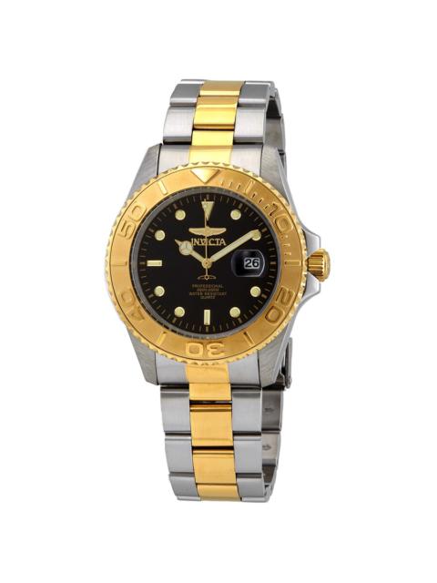 Other Designers Invicta Pro Diver Quartz Black Dial Two-tone Men's Watch 29948
