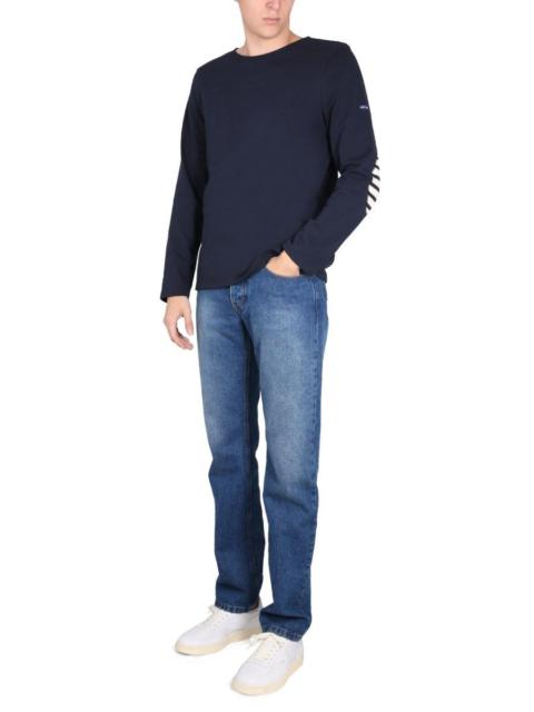 Other Designers OG Saint James 🇫🇷 Navy Indigo Elbow Sailor Cotton Merid Tees