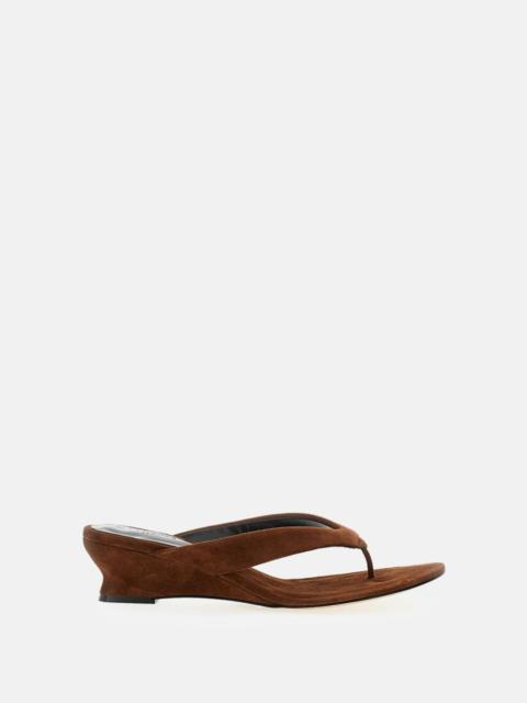 LE MONDE BÉRYL thong sandal with micro wedge heel