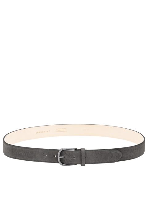Longchamp Men's belt Graphite - Leather