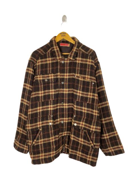Other Designers Vintage - VINTAGE A.W.G FLANNEL ZIPPER JACKET