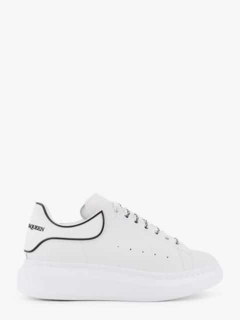 Alexander McQueen Alexander McQueen Oversized Low-Top Leather Sneakers White