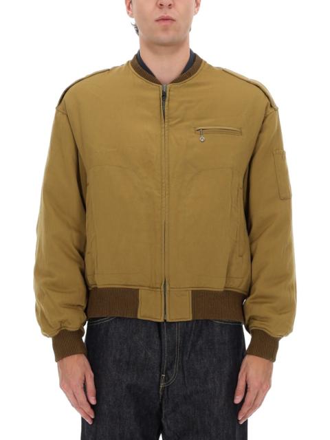 visvim WOOL AND LINEN GUNNER DOWN JACKET