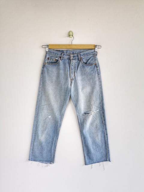 Other Designers Vintage - Vintage Levis Jeans Distressed Light Washes Levis 501 Denim