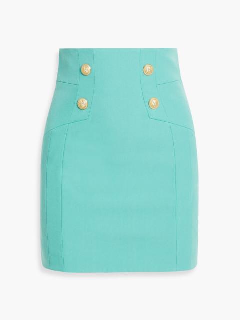 Balmain Wool-crepe mini skirt
