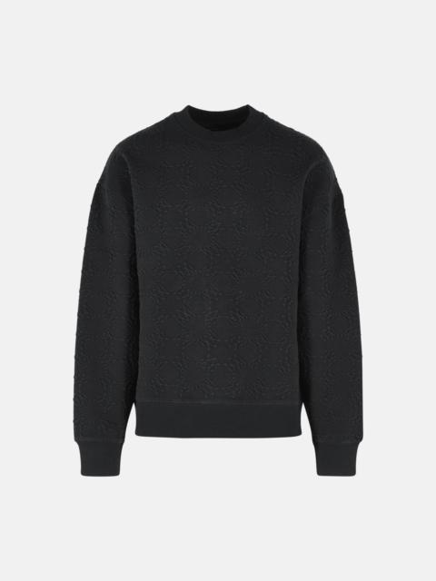 AMIRI 'MA QUAD' BLACK COTTON BLEND SWEATSHIRT
