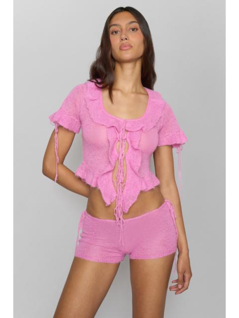 GUIZIO KNIT SIDE TIE SHORT