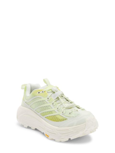 HOKA HOKA Mafate Three2 Grid Sneaker in Truffle Salt /Lemon at Nordstrom