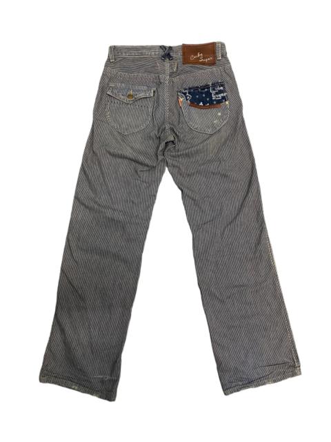 Other Designers Vintage - Vintage Cube Sugar Wide Leg Distress Denim Jeans