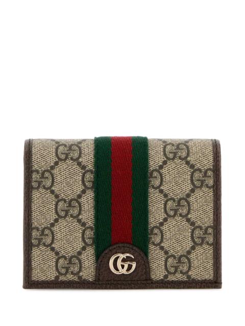 GUCCI Gucci Women Gg Supreme Fabric Small Ophidia Wallet