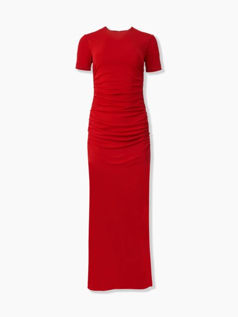 CAROLINA HERRERA Ruched Jersey Column Dress