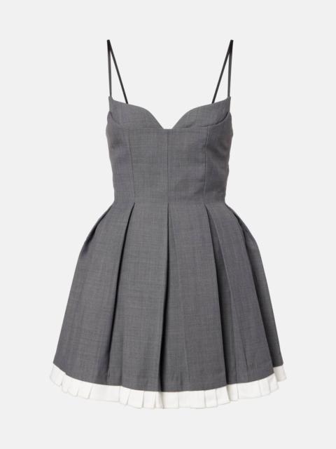 SHUSHU/TONG Pleated minidress