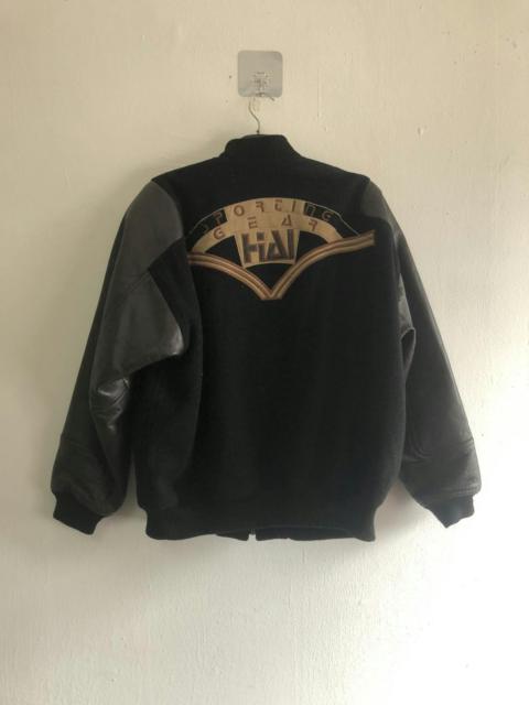 Other Designers HAI SPORTING GEAR Varsity Jacket Issey Miyake Leather