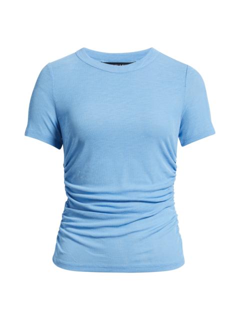 VERONICA BEARD Veronica Beard Remus Ruched T-Shirt in Blue Jasper at Nordstrom