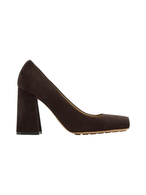 Bottega Veneta Bottega Veneta Suede Tower Leather Pump