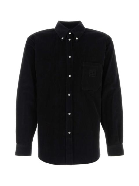 FENDI Fendi Men Black Corduroy Shirt