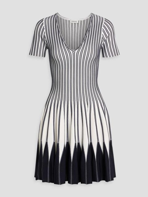 SIMKHAI Beckett jacquard-knit mini dress