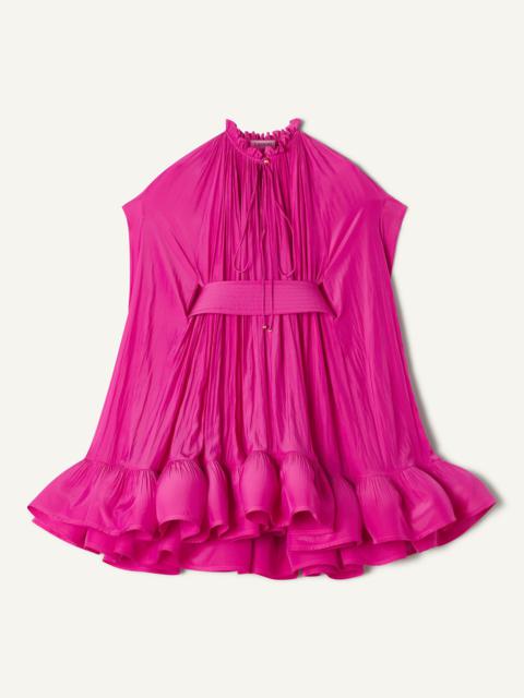 SHORT CHARMEUSE DRESS