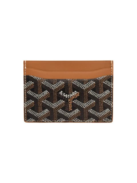 Goyard Goyard Saint Sulpice Card Holder Coated Canvas Black Gold