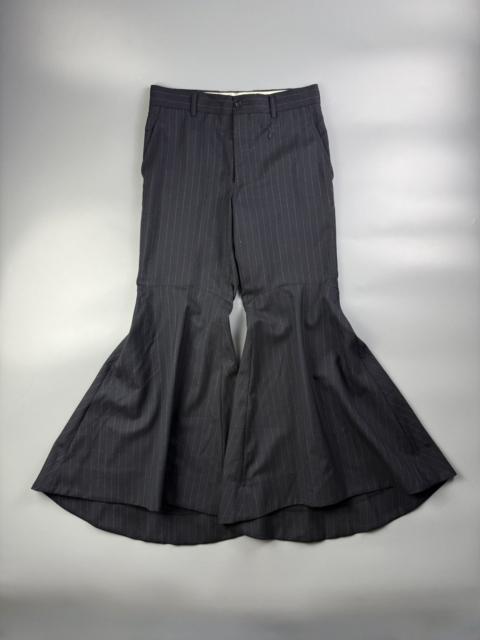 Comme Des Garçons CDG - AD2017 - Pinstriped Wool Flared Trousers