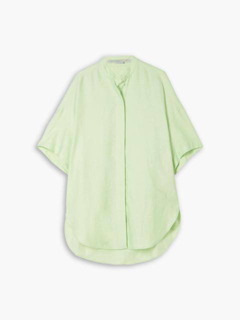 Stella McCartney Oversized linen and cotton-blend shirt