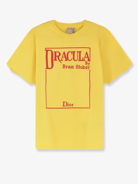 Dior Dior Men Cotton T-Shirt With Embroidery