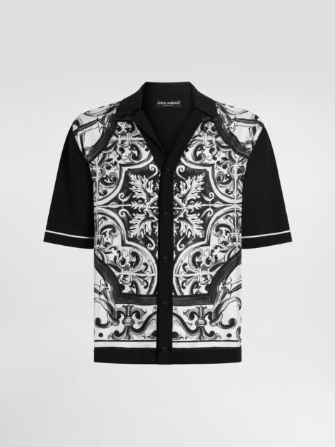 Dolce & Gabbana Majolica-print oversized shirt