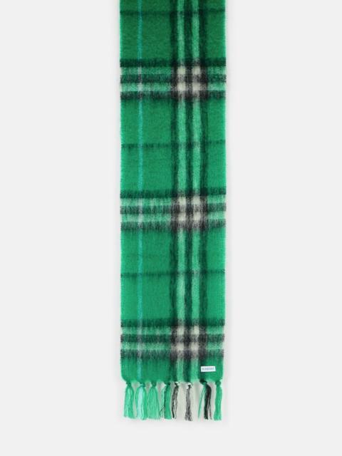 Burberry GREEN MOHAIR BLEND SCARF