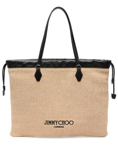 JIMMY CHOO large drawstring tote bag