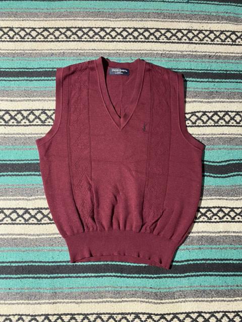 Other Designers Vintage Yves Saint Laurent Tricots Vest