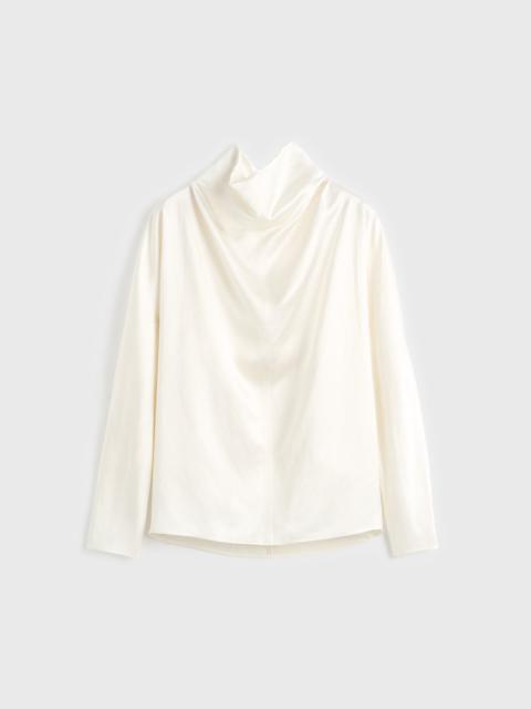TOTEME Cowl neck blouse white