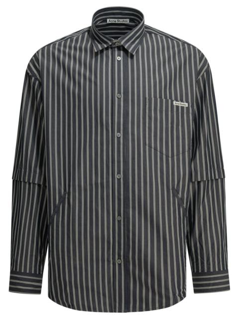 Acne Studios Acne Studios Blue Cotton Shirt (IT 46)