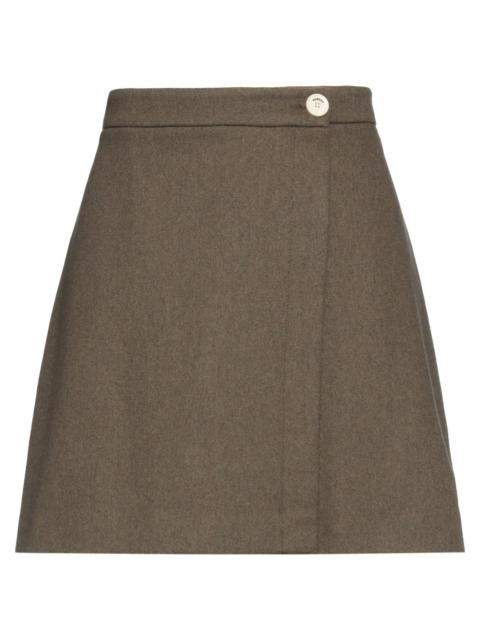 Sandro Khaki Women's Mini Skirt