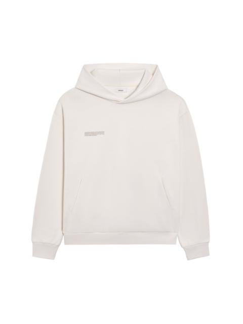 Mens In Conversion Cotton Hoodie - Cotton White