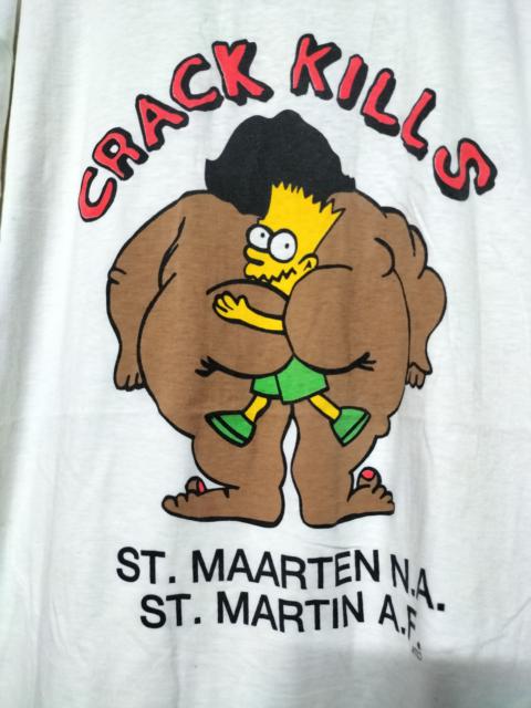 Other Designers The Simpsons - Vintage 90s The Simpson Crack Kill Funny Thin Fabric