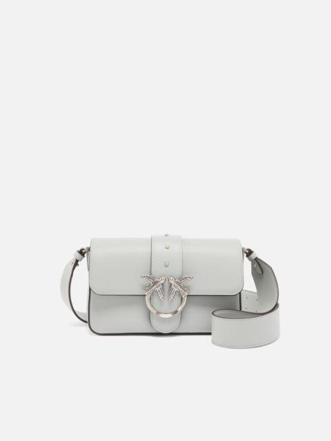 PINKO SOFT LEATHER SHOULDER BAG MINI LOVE BAG