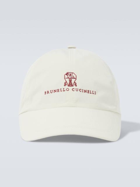 Brunello Cucinelli Embroidered logo baseball cap